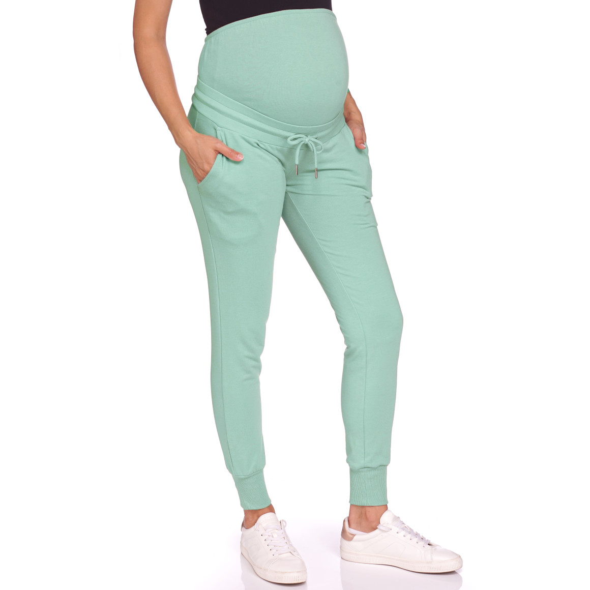 Damen Umstands-Jogginghose mit Tunnelzug