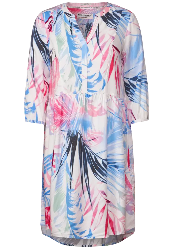 CECIL Kleid mit Blätterprint
