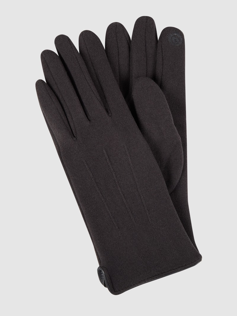Touchscreen-Handschuhe aus Jersey in anthrazit