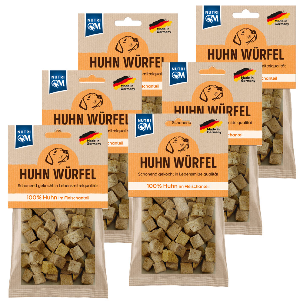 PetCom NutriQM Huhnwürfel 100 gr. - 6er Set
