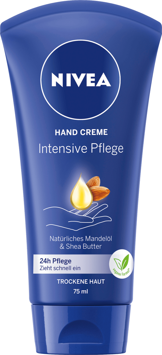 Handcreme intensive Pflege natürliches Mandelöl und Sheabutter, 75 ml