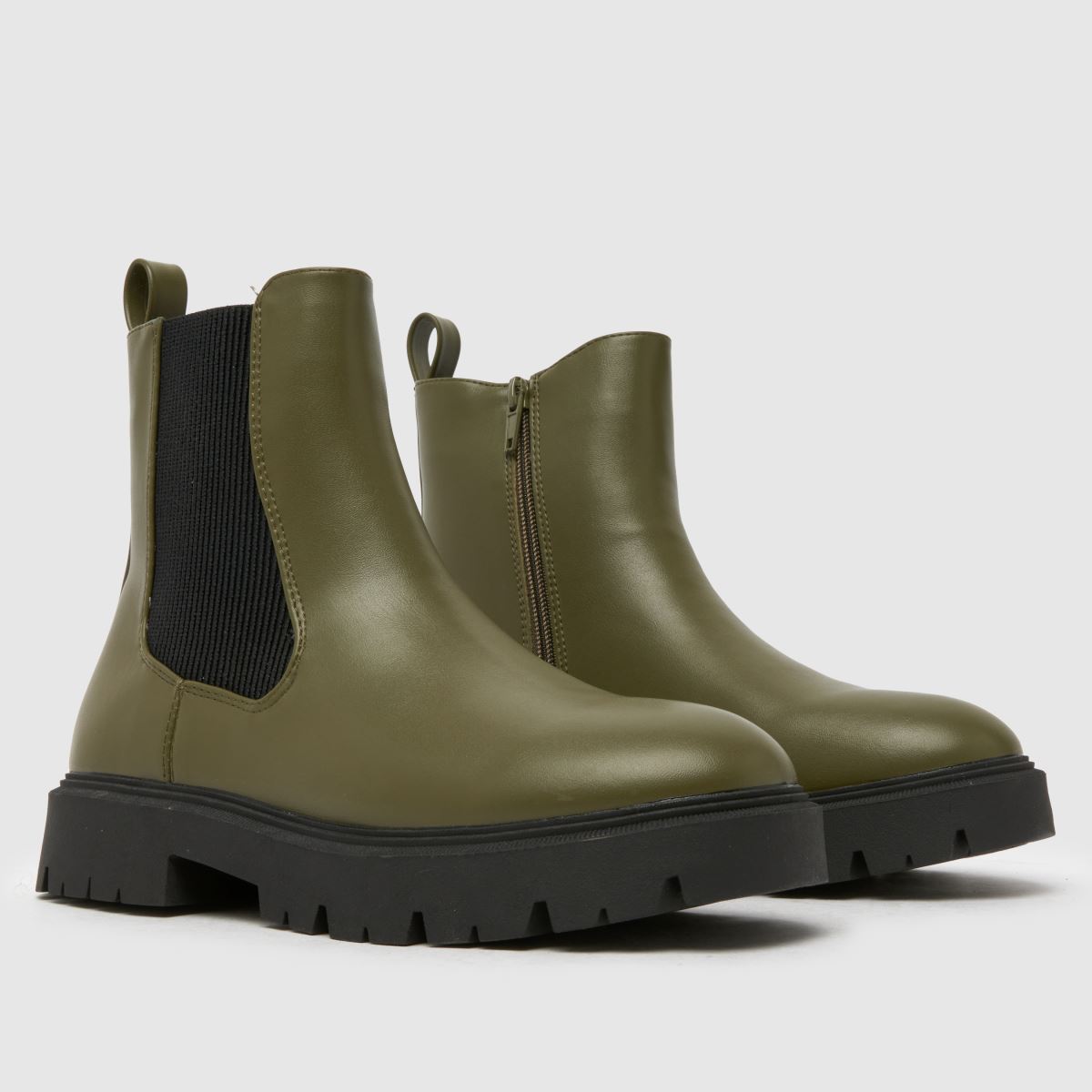Dívčí boty Schuh Khaki Clement Chelsea