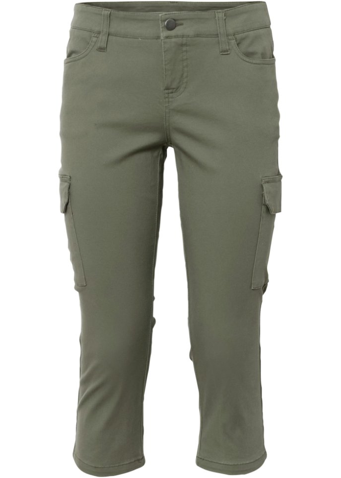 Capri-Hose im Cargo-Look