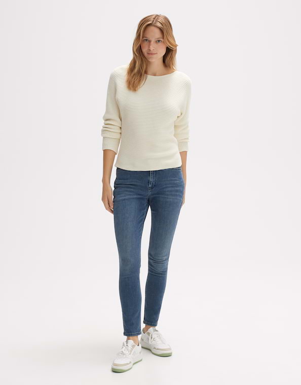 Baumwoll Pullover Perlufa