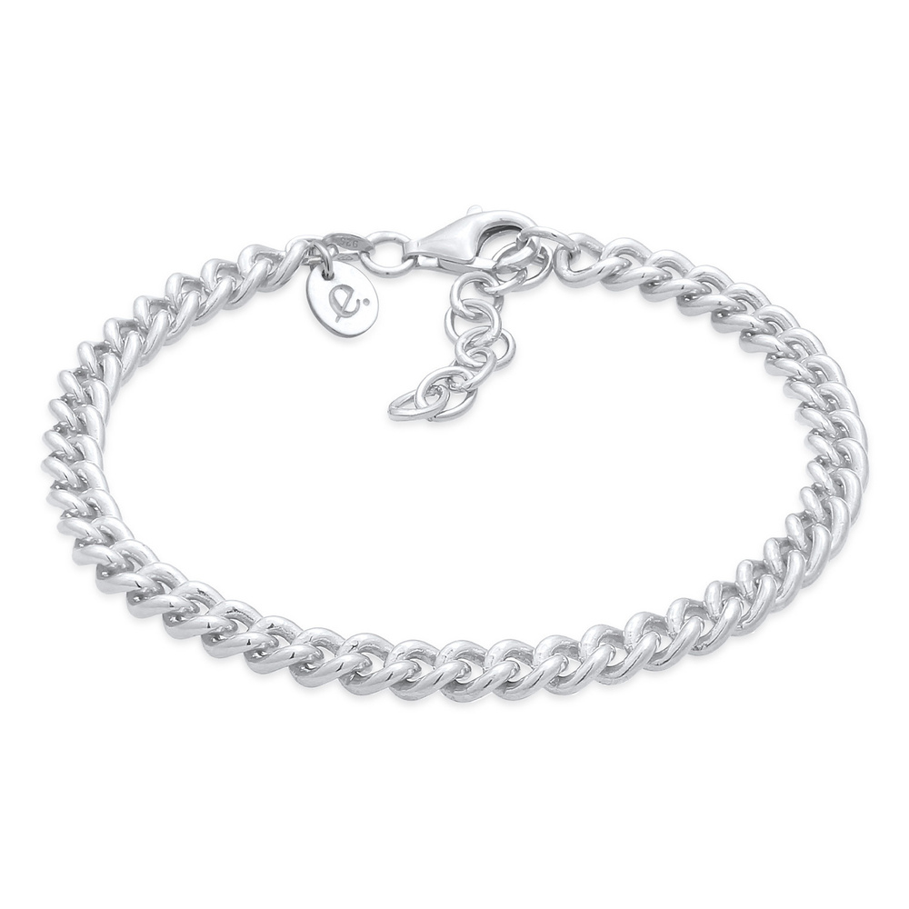 Elli PREMIUM Elli PREMIUM Bracelet Femmes de base massif en argent sterling 925 rhodié Bracelet