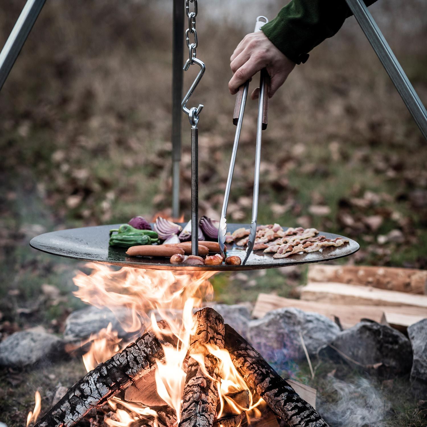 Grill- und Kohlezange