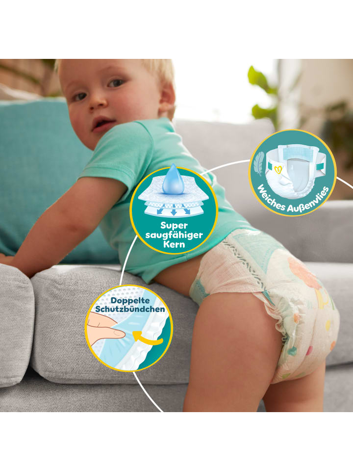 Pampers Pampers Baby-Dry Größe 7, 132 Windeln, 15kg  günstig kaufen 7