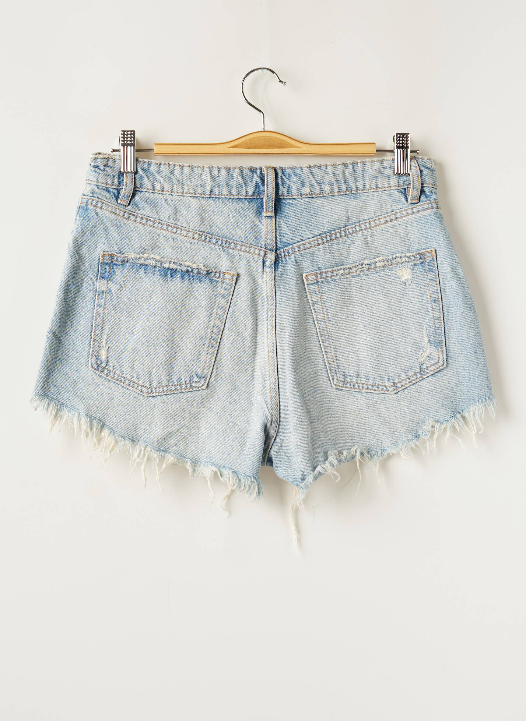 Zara Shorts 1 Femme couleur bleu