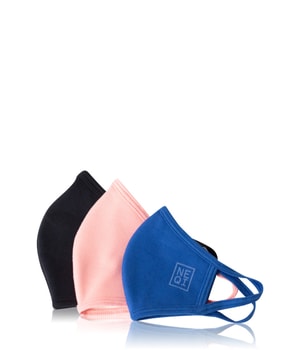 NEQI Community Pink/Blue/Black Behelfsmaske-3 Stk