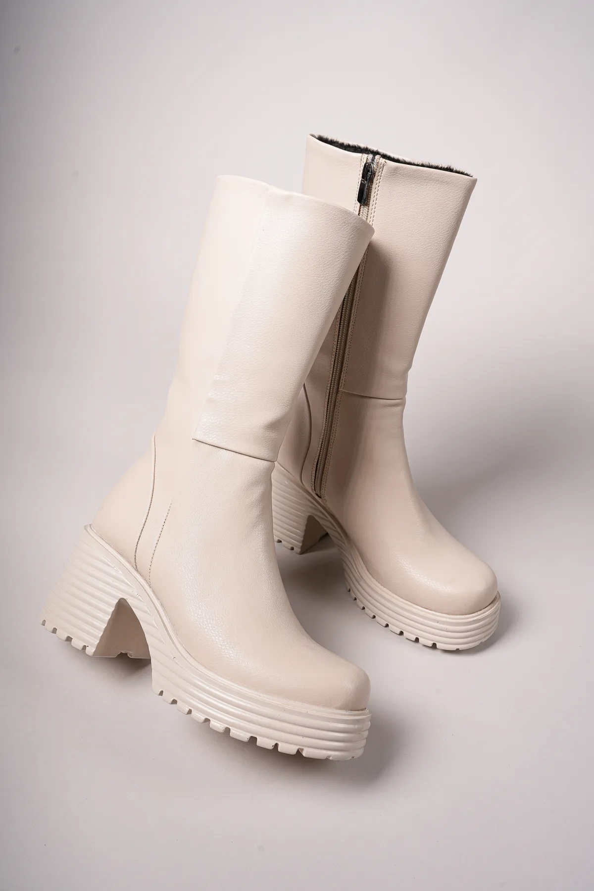 Riccon  Henelra Damenstiefel 0012270 Beige Haut