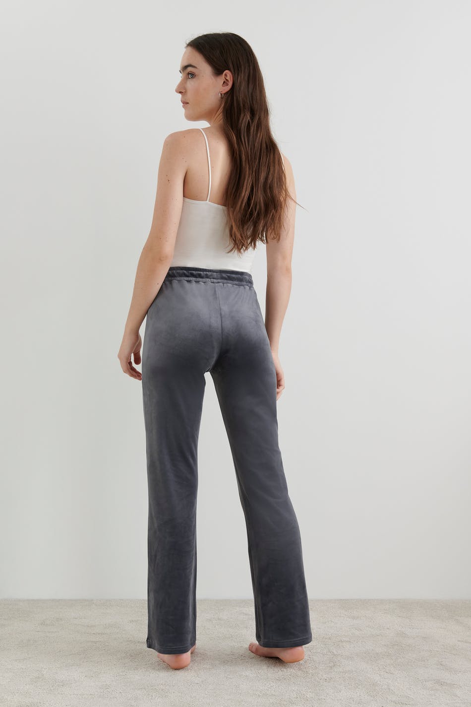 Cecilia velour trousers