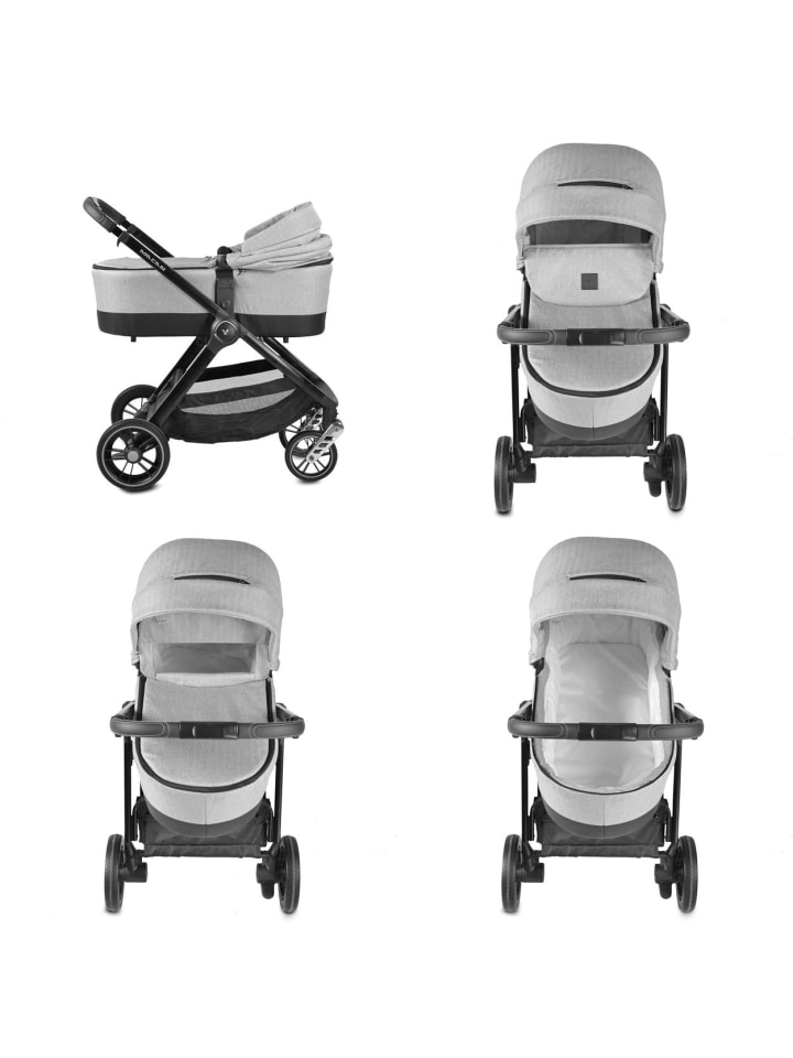 Cangaroo Kombikinderwagen Macan 2 in 1 in schwarz günstig kaufen onesize