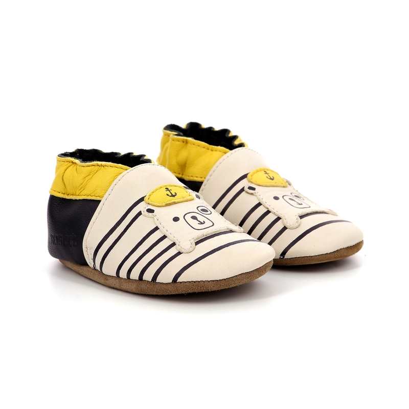 Chaussons cuir tannage vegetal Naval Officer