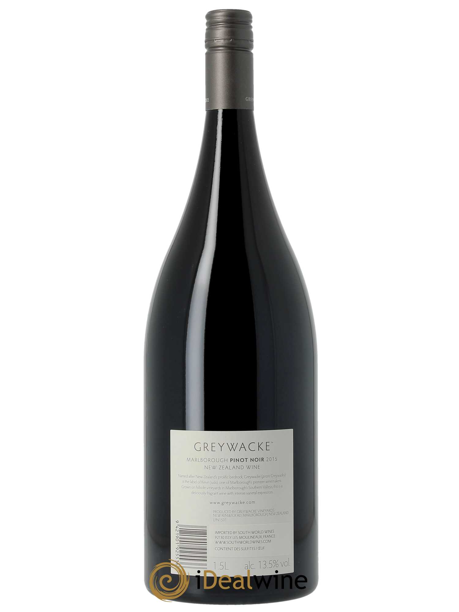 Marlborough Greywacke Pinot Noir  2015 - Lot de 1 Magnum