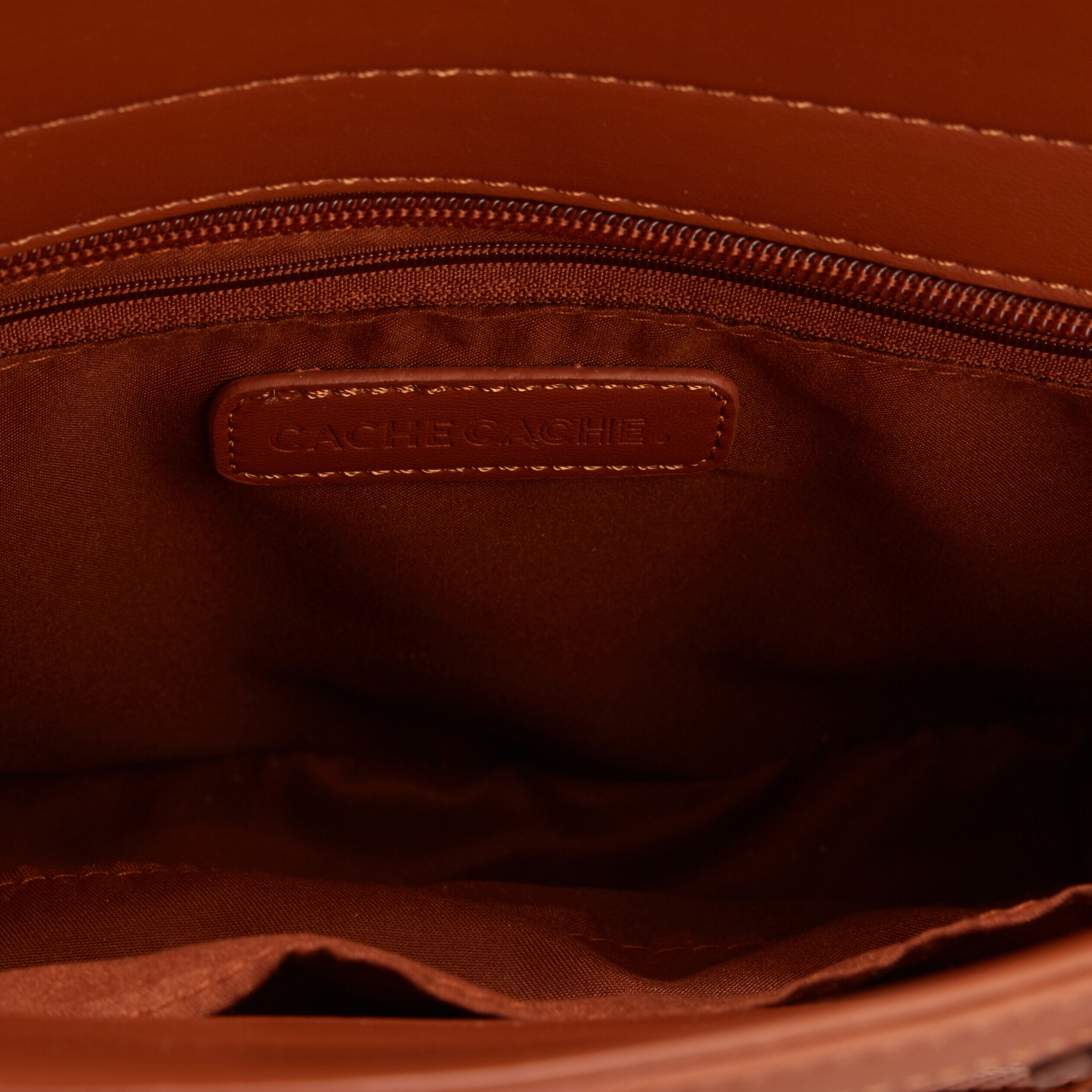 Sac rond en bandoulière marron femme | Cache Cache