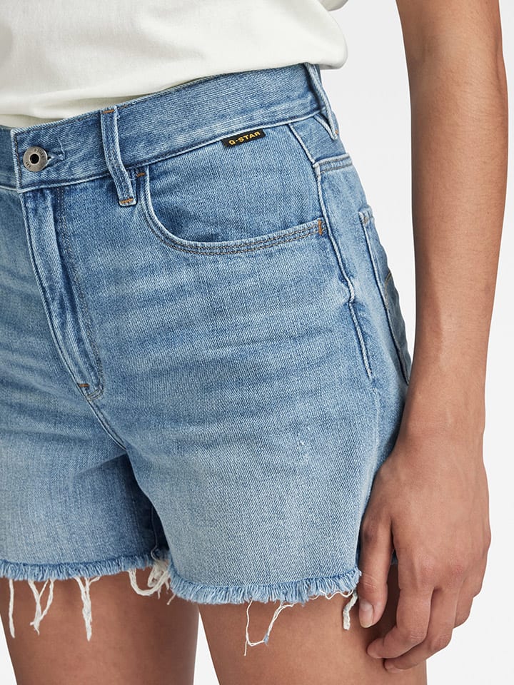 G-Star Jeans-Shorts in Hellblau günstig kaufen