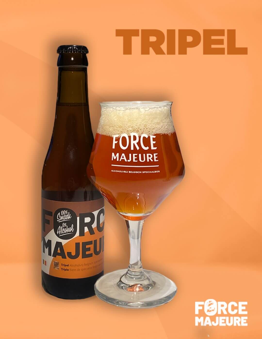 Force Majeure : Triple - Gueule de joie 0.5° |  33 cl