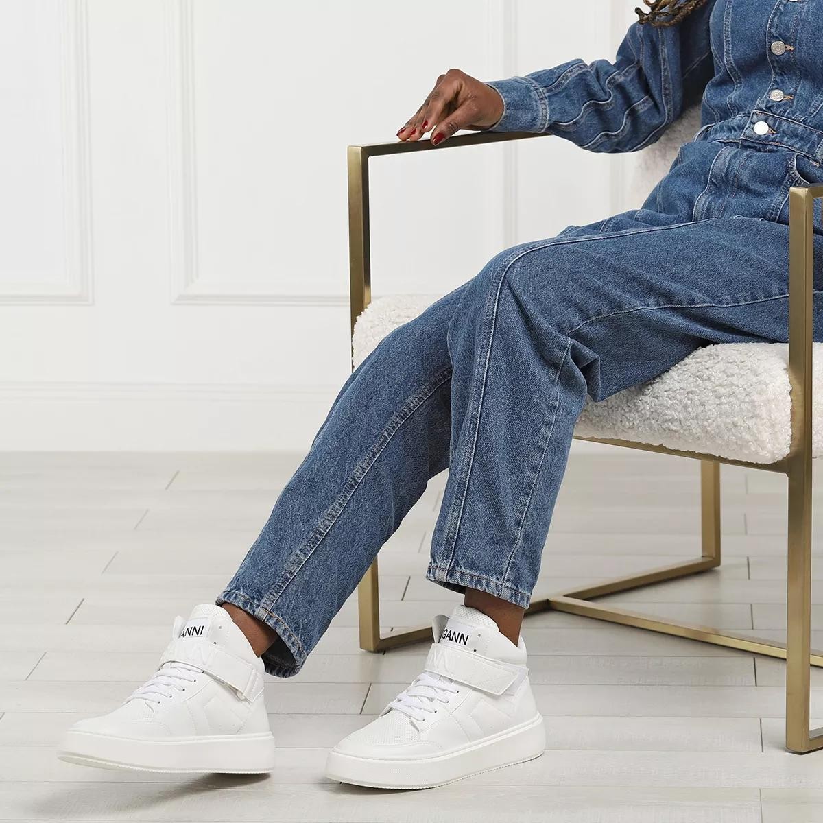 GANNI Sneaker weiss High-Top Sneaker
