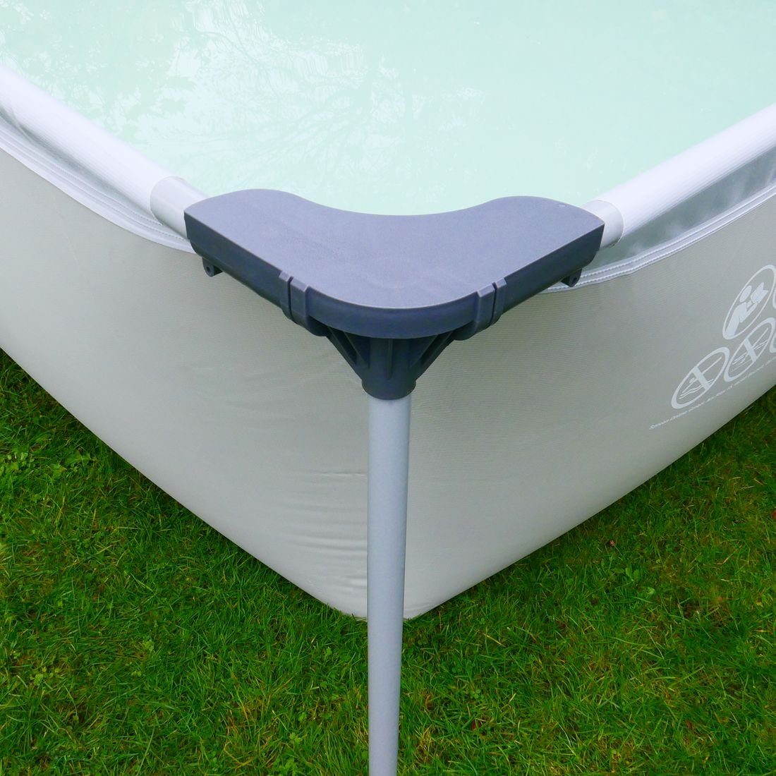 yourGEAR Rechteckpool yourGEAR Familien Pool 3x2x0,7m Schwimmbecken Schwimmbad Planschbecken
