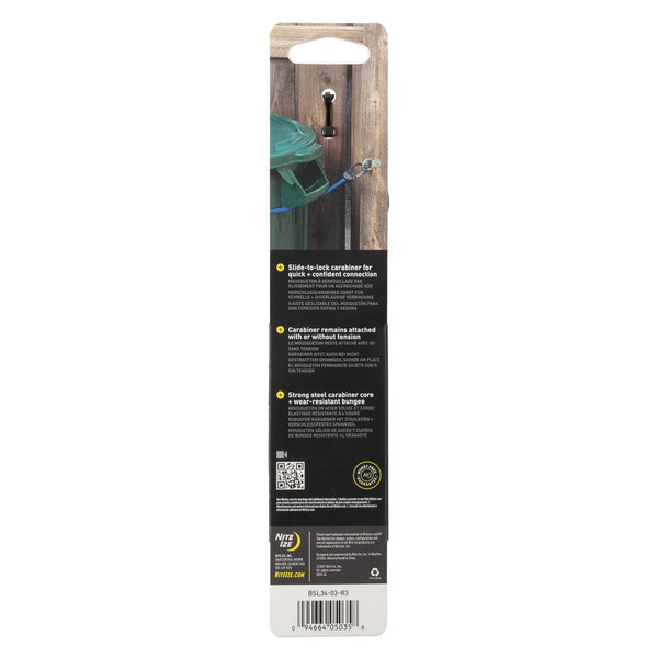 SLIDELOCK CARABINER BUNGEE - Spanngurt