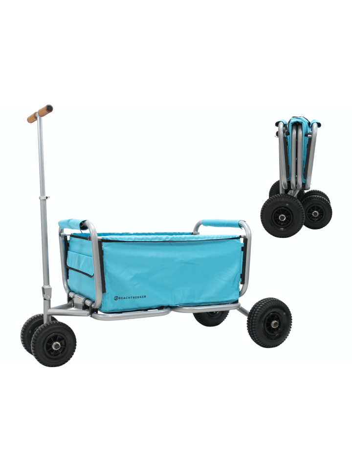 Beachtrekker Beachtrekker LiFe faltbarer Bollerwagen   Bremse, klappb. Handwagen (Himmelblau) günstig kaufen onesize