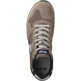 Blauer USA Schnürsneaker in braun