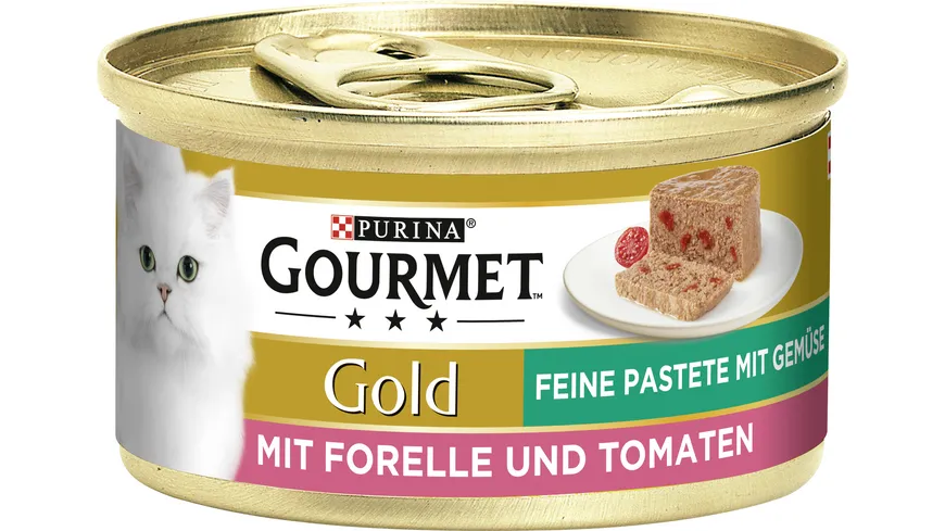 PURINA GOURMET Gold Feine Pastete mit Forelle & Tomaten 85 g