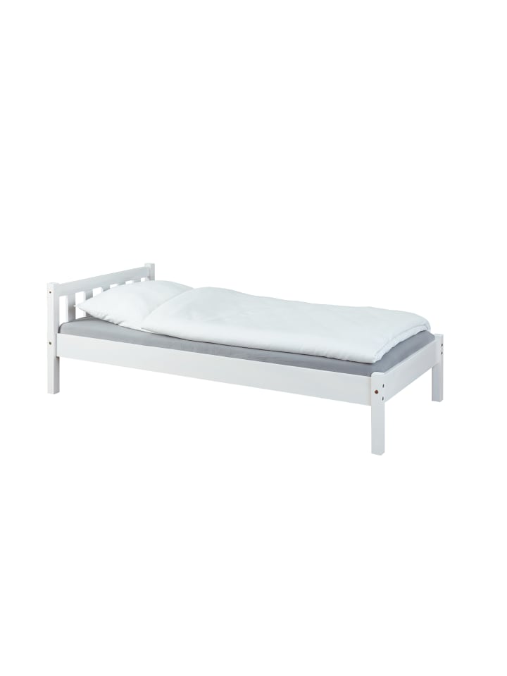 ebuy24 Bett Vicki Weiss 210 x 98 cm günstig kaufen onesize