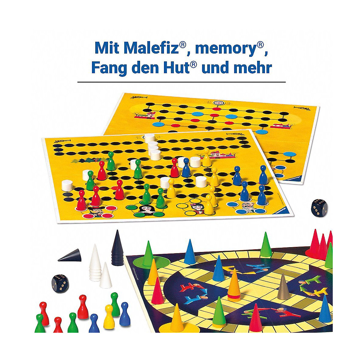 Ravensburger Spielesammlung 27293 Familienspiele 2022 D - Spielesammlung für die ganze Familie, Spiel für Kinder und Erwachsene ab 4 Jahren, für 2-10 Spieler