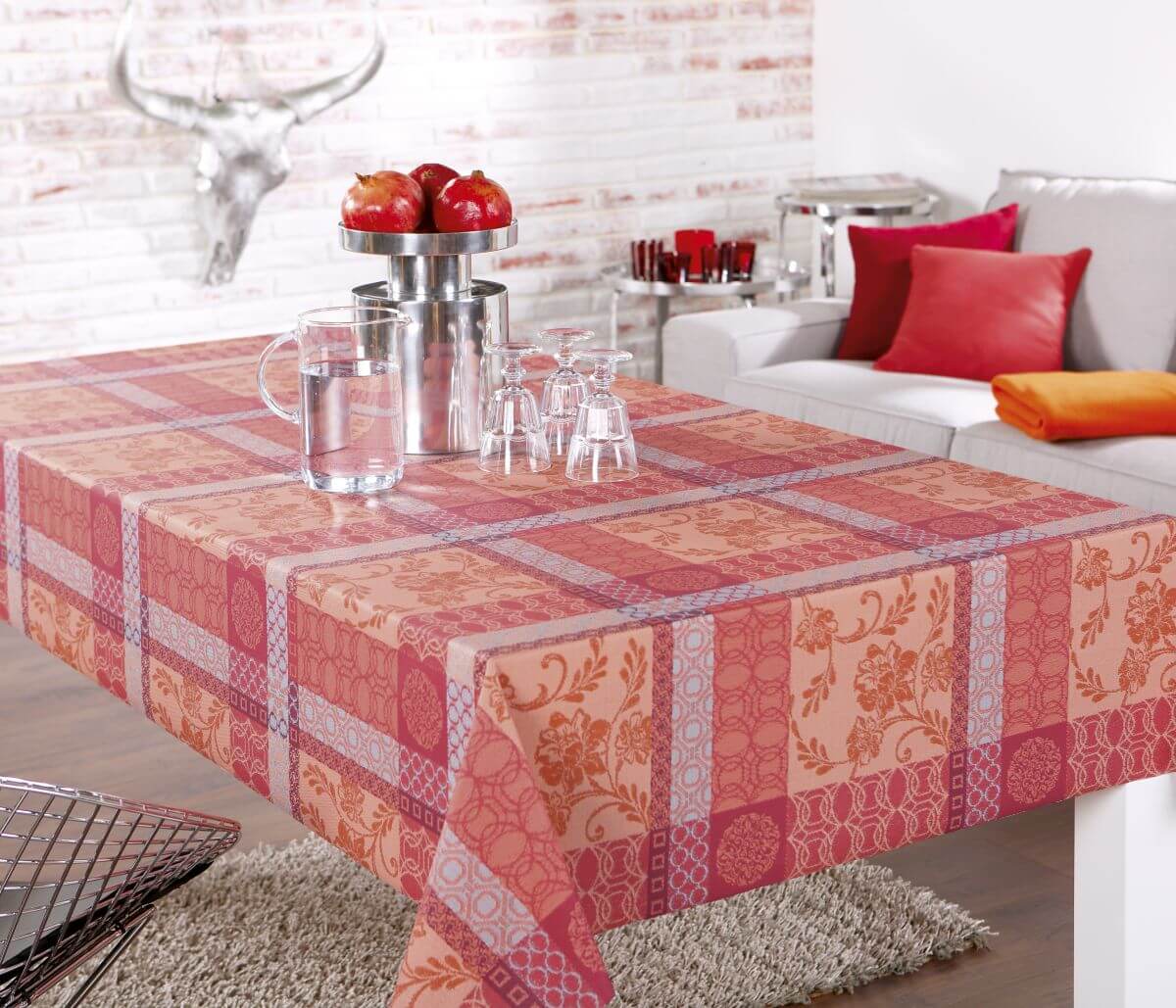 Peyer Tischdecke Torino Karo 110 x 140 cm