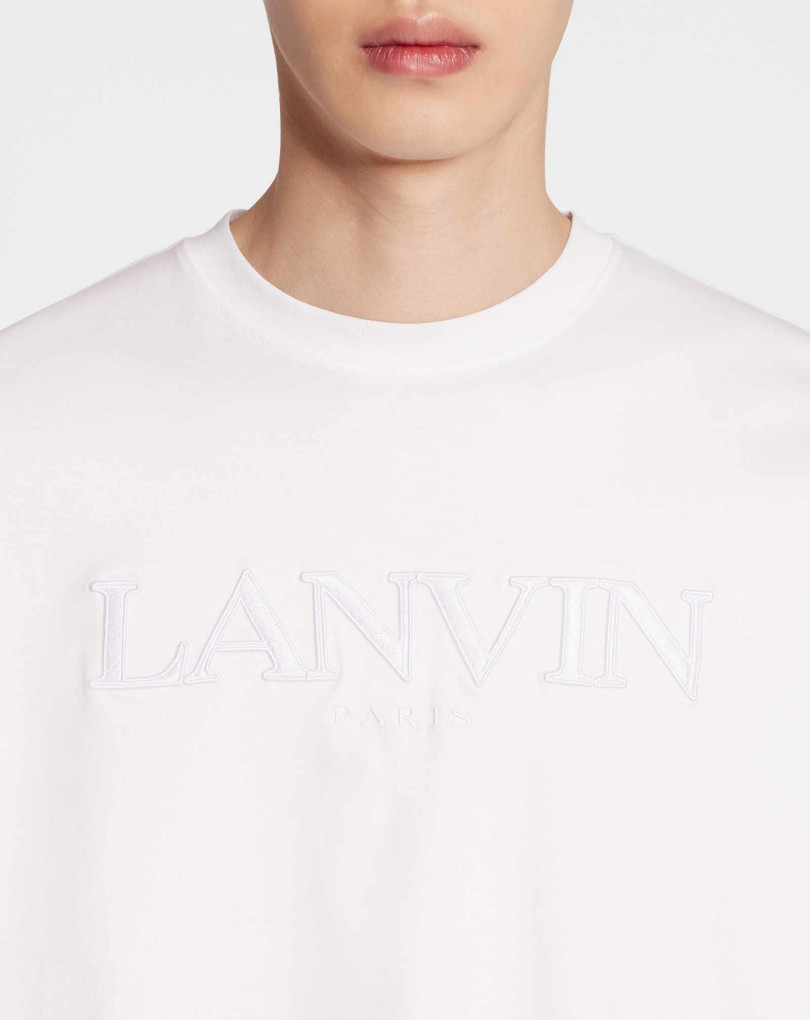 T-SHIRT CLASSIQUE BRODÉ LANVIN PARIS