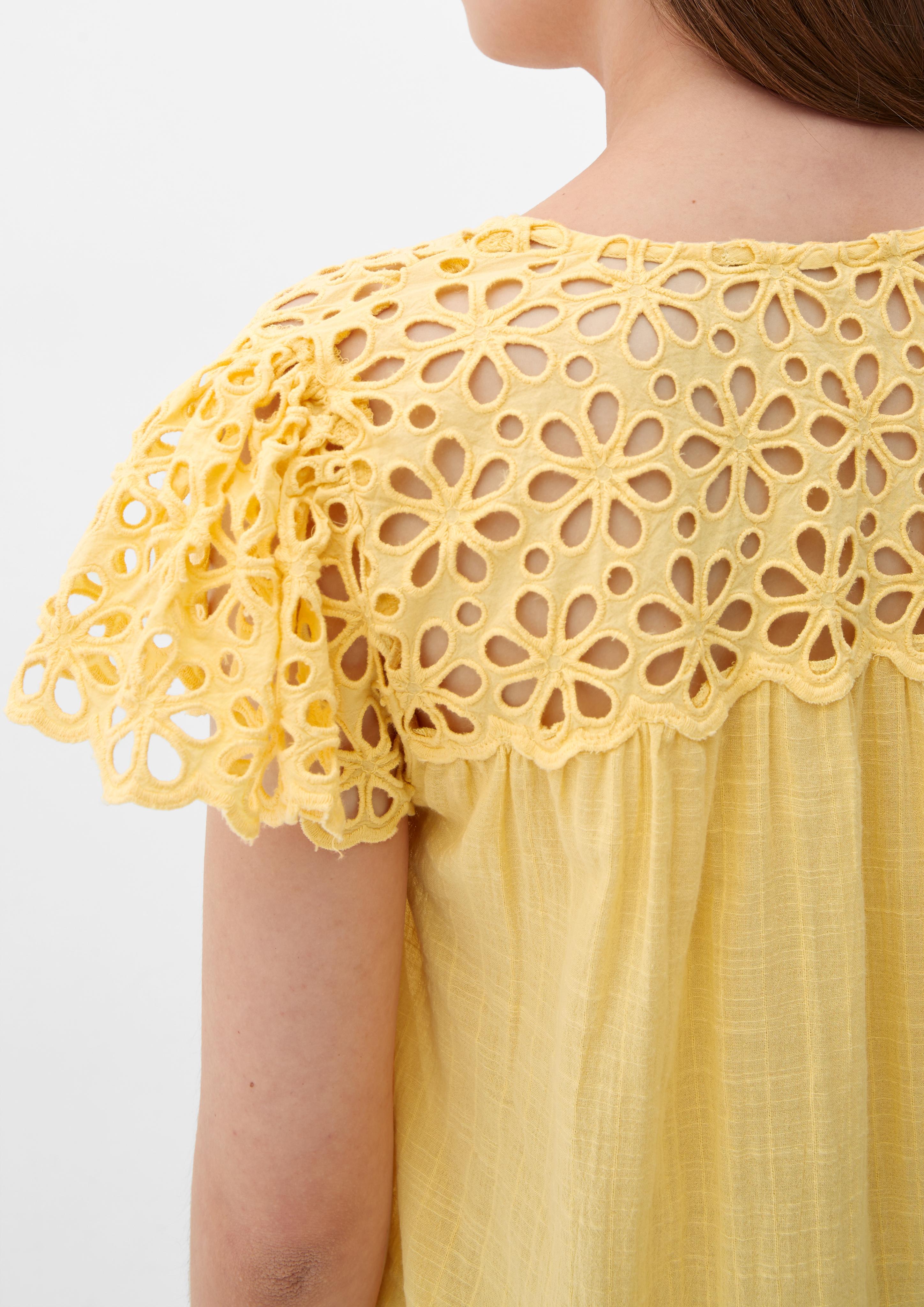 Bluse mit Broderie Anglaise  2125545-1317