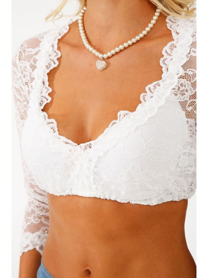 KRÜGER Dirndlbluse in Beige günstig kaufen 34