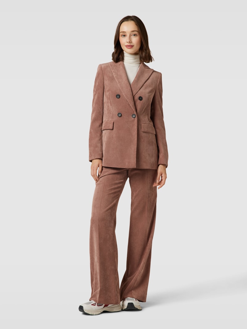 Blazer aus Cord in altrosa