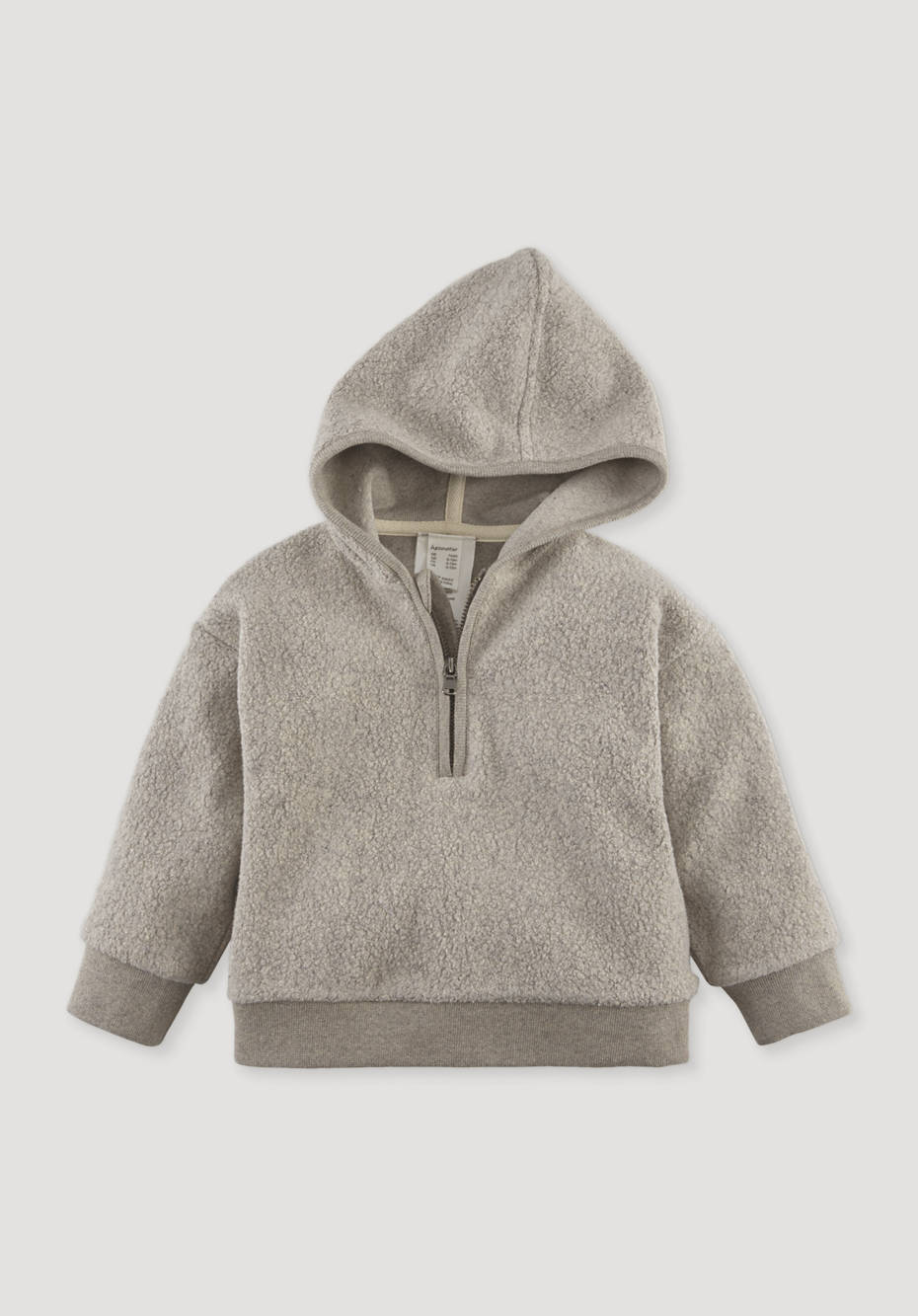 Fleece-Sweater BetterRecycling aus reiner Bio-Baumwolle