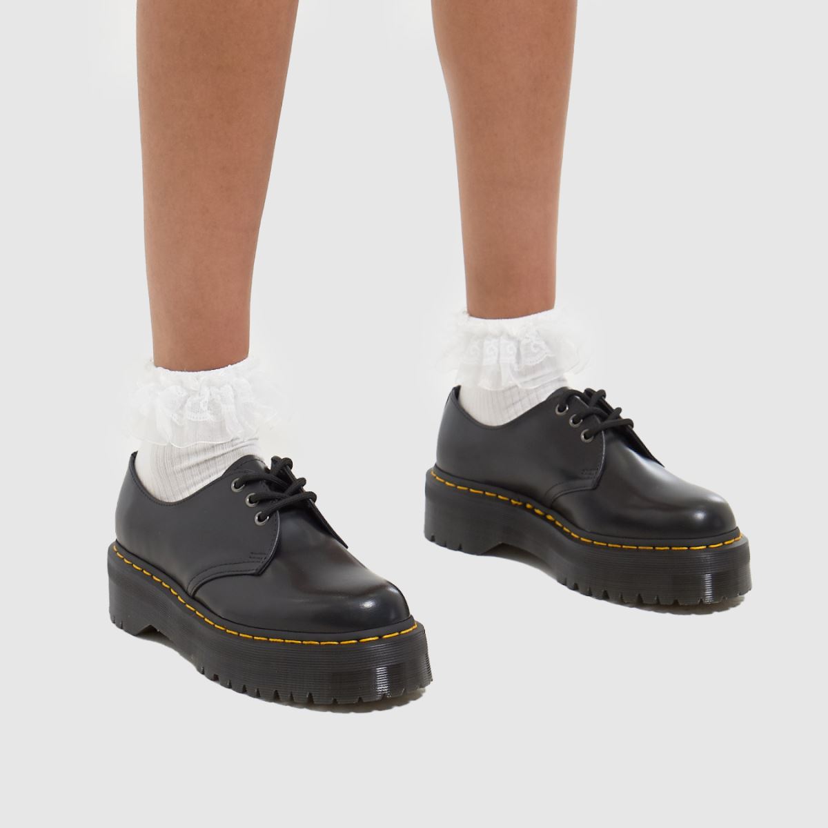 Dr Martens 1461 Quad – Svarta platta skor