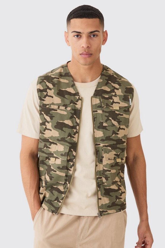 Camouflage Utility Twill-Tanktop