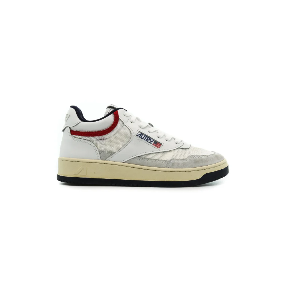 Autry Wmns Open Mid AOMWCE05 / weiss