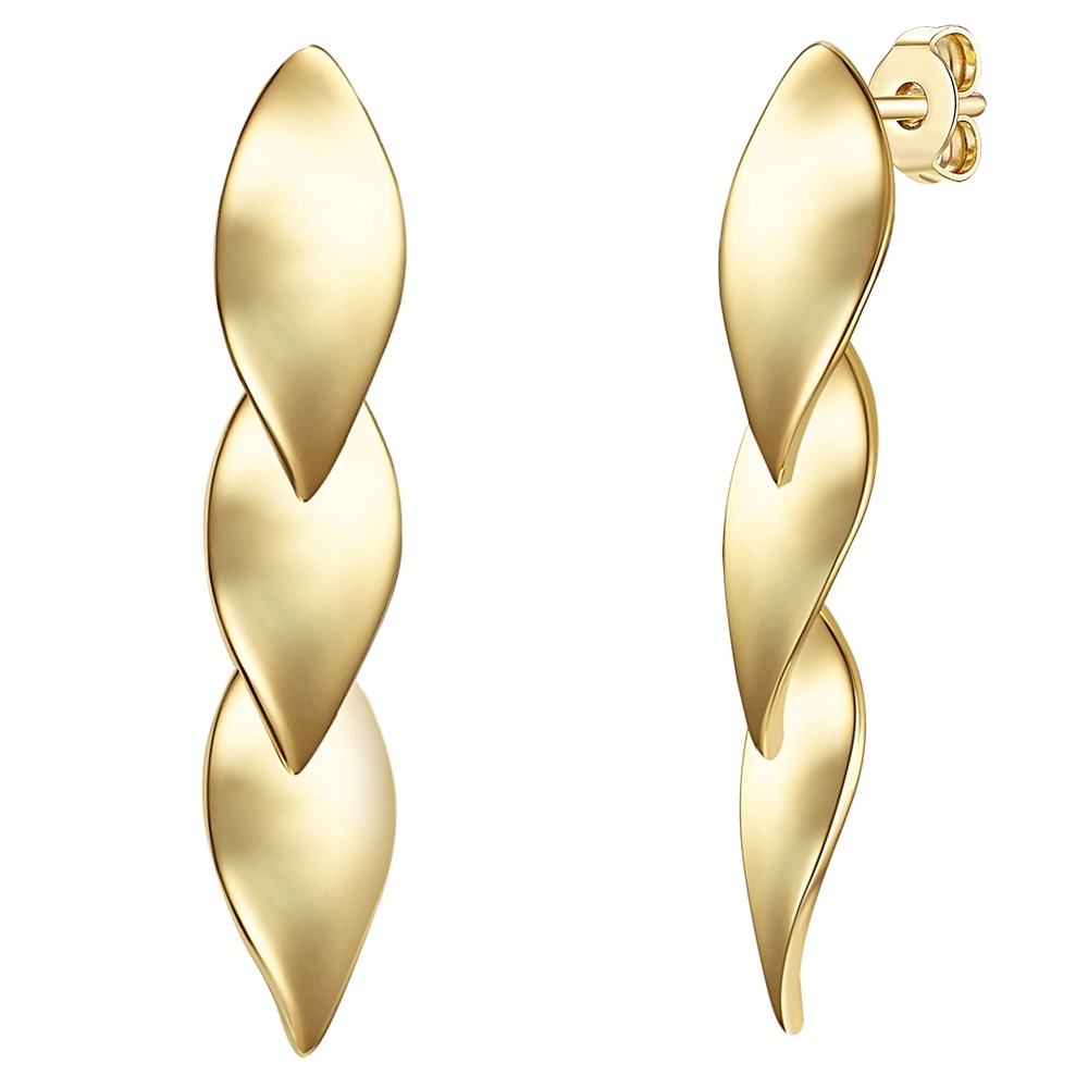 Glanzstücke München Boucles d'oreille en argent Argent sterling en Or jaune Boucles d'oreilles