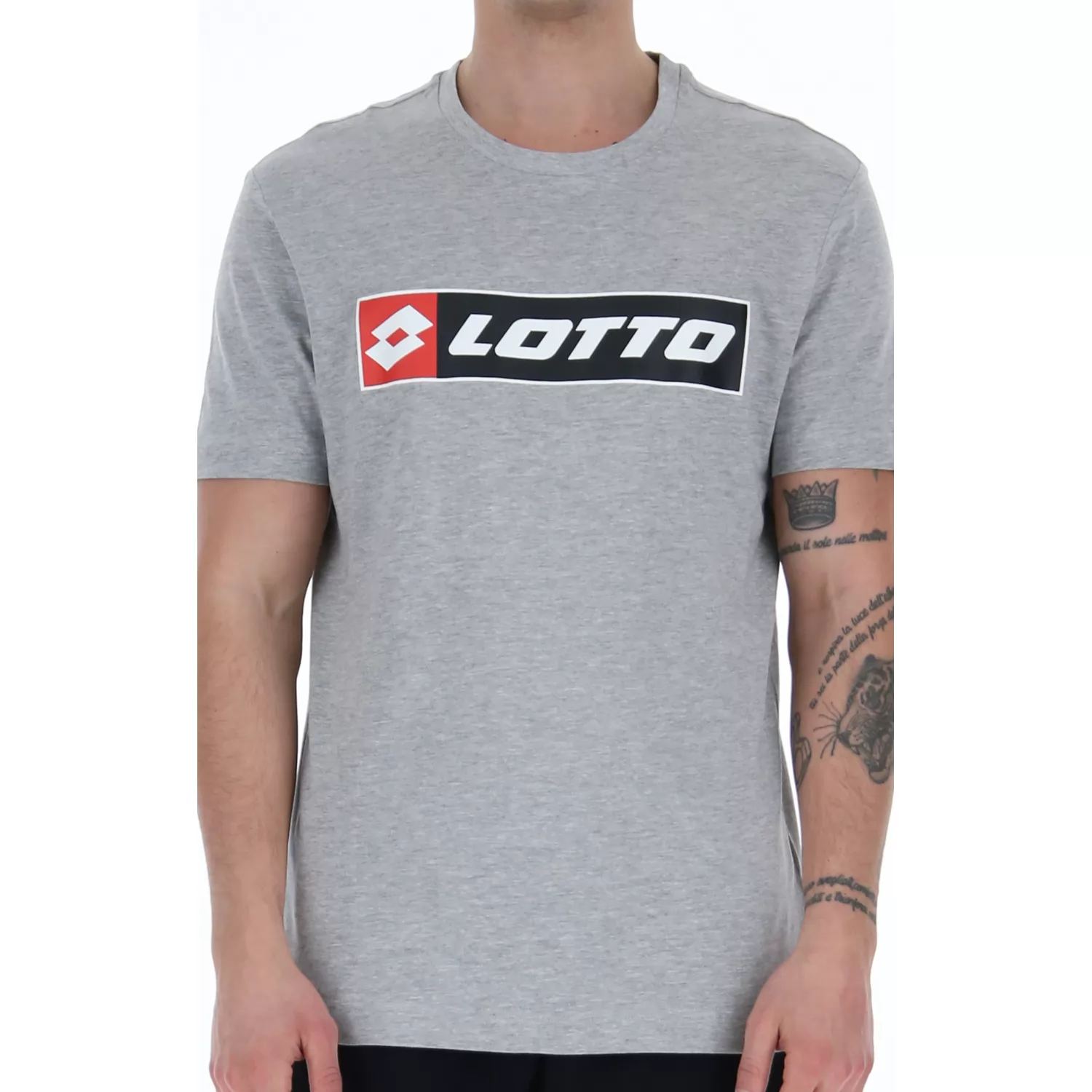 T-SHIRT MED LOGOTYP MEL JS
