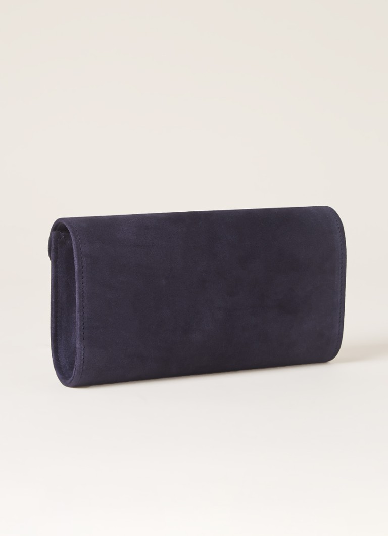 LKBennett Lucy suede clutch