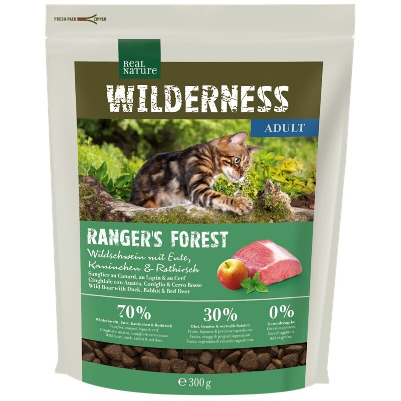REAL NATURE Trockenfutter REAL NATURE WILDERNESS Ranger's Forest Adult 300 g