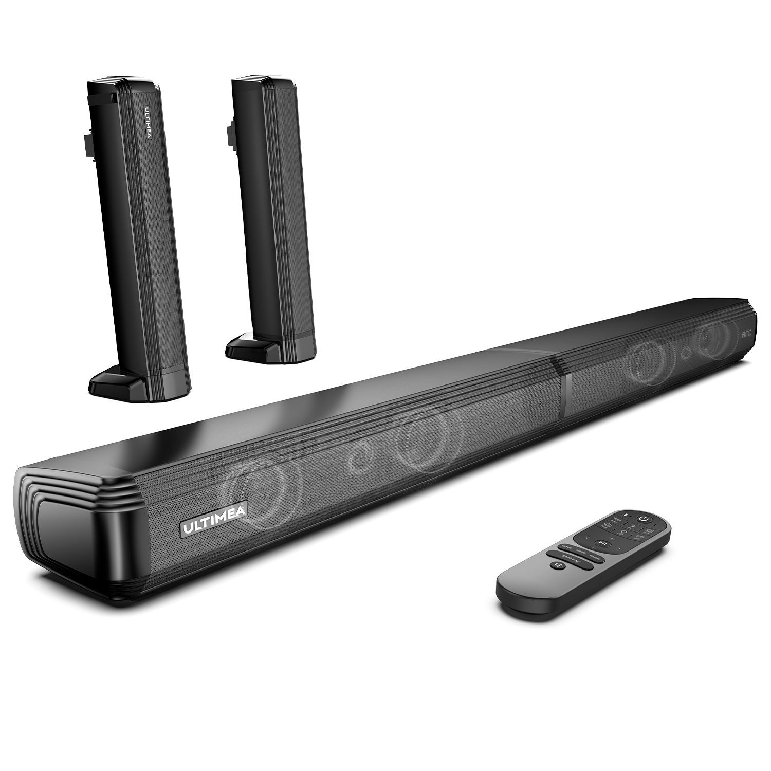 Ultimea Apollo S40 2.2 Soundbar (100 W, Abnehmbar Lautsprecher)