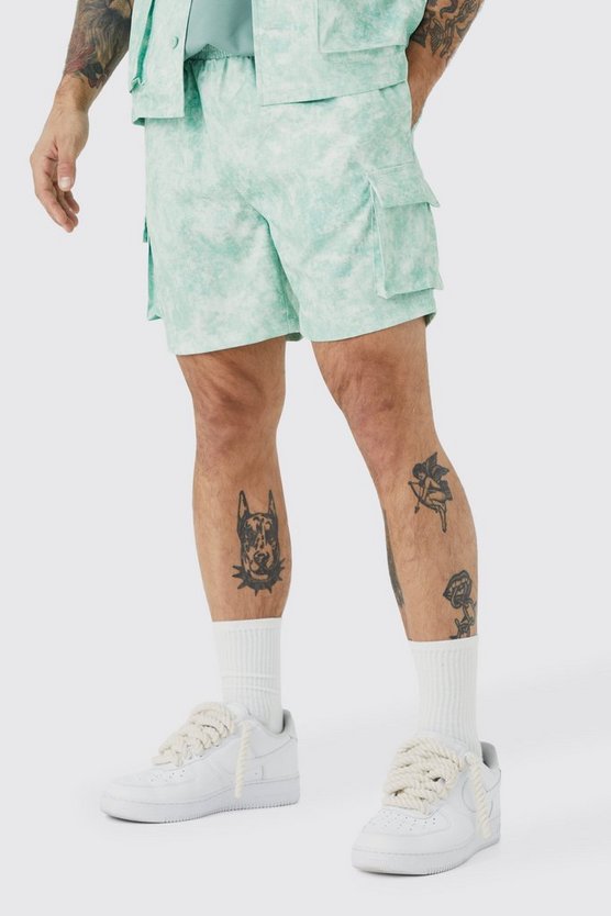 Cargo-Shorts mit elastischem Bund