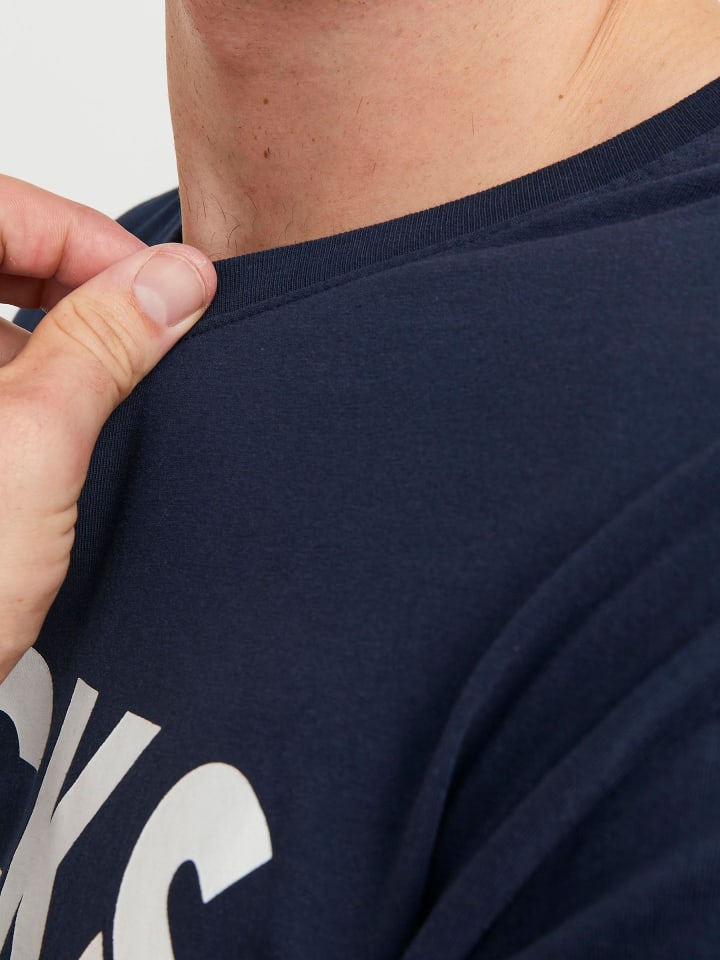 JACK & JONES PLUS T-shirt in Navy Blazer 2 günstig kaufen