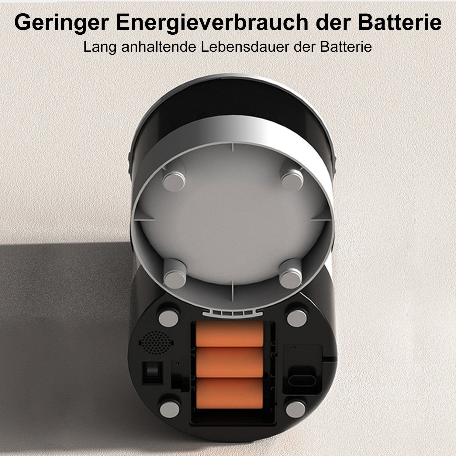 Kpaloft Katzen-Futterautomat WLAN APP-Steuerung Automatischer Futterspender Katzenfutter mit Timer, 10s Aufnahmefunktion, Anti-Clog Design & Duale Stromversorgung