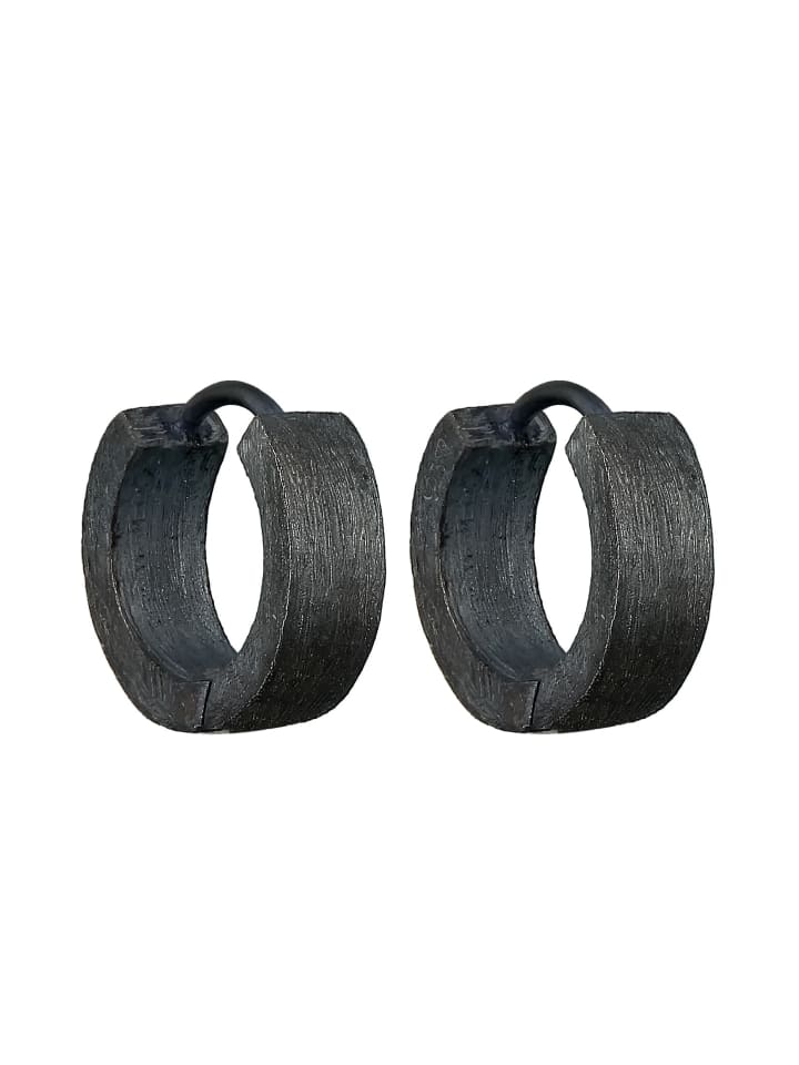 KUZZOI Ohrringe 925 Sterling Silber in Schwarz günstig kaufen onesize