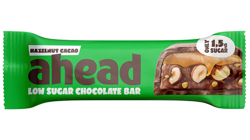 AHEAD Low Sugar Bar Hazelnut Cacao 35 g