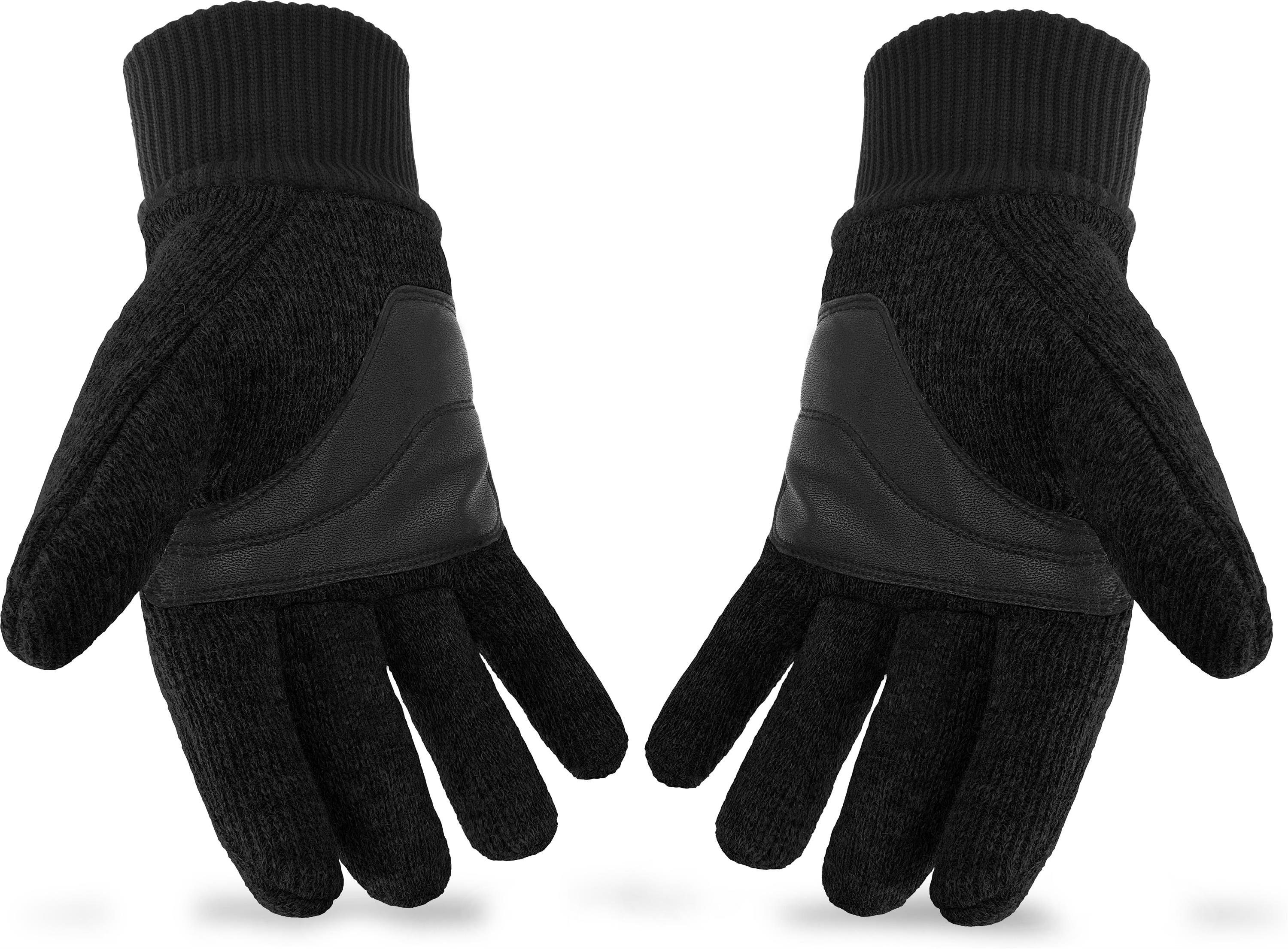 normani Strickhandschuhe Woll-Strick-Fingerhandschuhe Hamilton Winterhandschuhe Wollhandschuhe Outdoorhandschuhe Thermohandschuhe mit Thinsulate™ Thermofutterund Fleece Innenmaterial