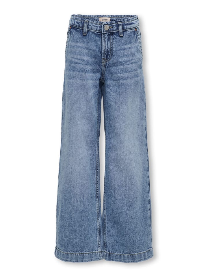 KIDS ONLY Wide Fit Jeans KOGCOMET WIDE LEG DNM in medium blue denim günstig kaufen